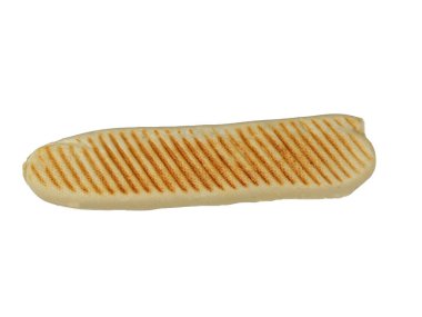 Panini, yakın plan, beyaz arka planda izole edilmiş.