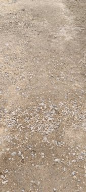 İnşaat halindeki bir zeminde çakıllar