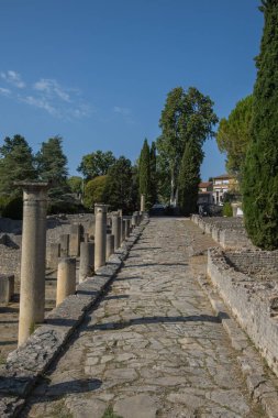 Roma kalıntıları - Puymin antik bölgesi, Vaison la Romaine (Vaucluse, Fransa)