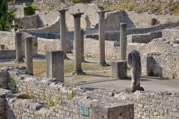 stock image Roman remains - Ancient site of Puymin, town of Vaison la Romaine (Vaucluse, France)