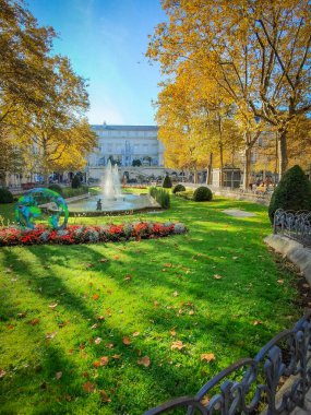 Saint-Etienne, Rhone Alpes, France - 10202024: The statue 