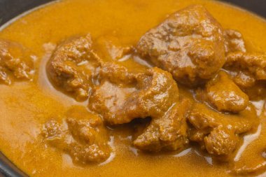 Körili kuzu eti, yakın plan..