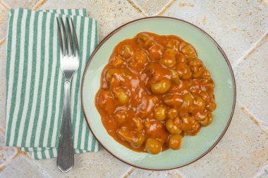 Yunan mantar tabağı yakın plan.