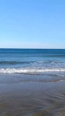 Cap d 'Agde' de bir plaj (Fransa)