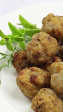 tapas, köfte, yakın plan