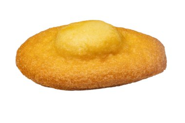 Madeleine beyaz arka planda izole edildi