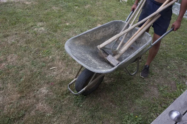 Jardinería Jardinería Como Profesión Trabajador Trabajo —  Fotos de Stock