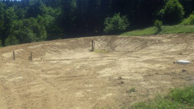 peyzaj için göl inşaatı