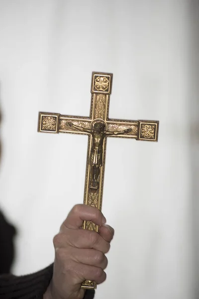 기독교 십자가 믿음의 그리스도 기독교 종교를 — 스톡 사진