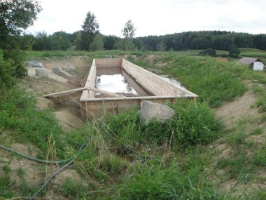 peyzaj için göl inşaatı