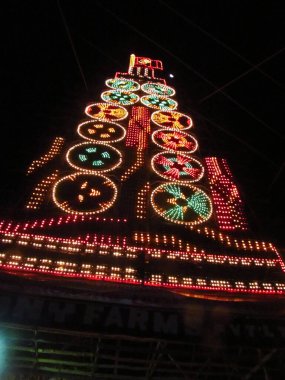 Hindistan 'da Hinduizm dininde bir Hindu tapınağı.