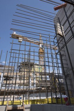 concrete engineering or concrete construction, building architecture in the industry