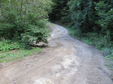 bir trafik yolu ya da ulaşım yolu hareketlilik için altyapı olarak
