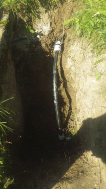 peyzaj alanında inşaat ve su retansiyonu