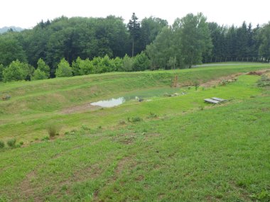 Bahçe gölleri su tasarrufu yapıyor.