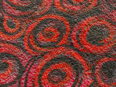 top ya da yuvarlak şekilli nesne, desen ve doku bir yüzeyde