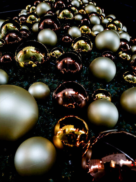 christmas lights and ball decorations ,celebrated all over the world