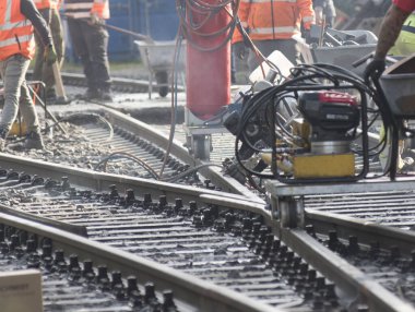 Demiryolu ağı ve izleme sisteminde onarım ve bakım