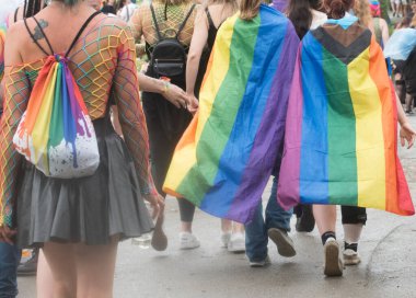 for gender Identities the symbol  is the rainbow flag clipart