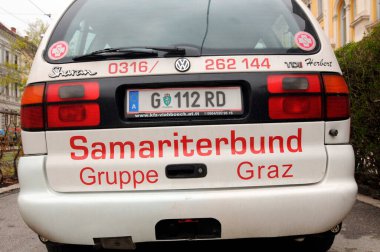 the arbeiter samariterbund is a rescue service to help clipart