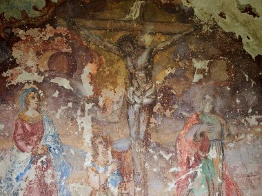 Hristiyan haçı, inancın sembolü. İsa 'ya ve Hristiyan dinine inan.