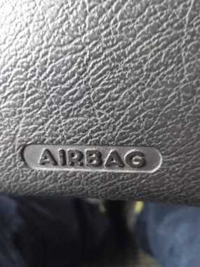 there is passangers safety with airbag in an car clipart