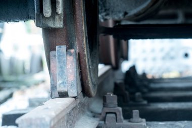 Bir trenin tekerleği, demiryolu ile ulaşım ve hareketlilik