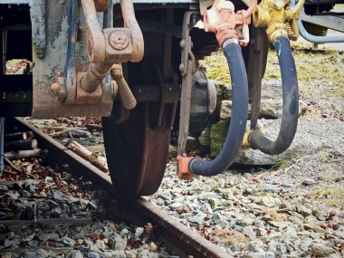 Bir trenin tekerleği, demiryolu ile ulaşım ve hareketlilik