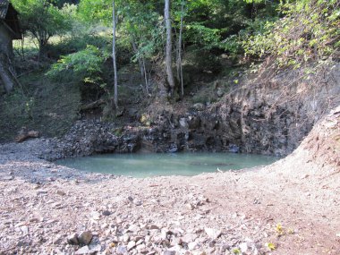 Gölet su toplamak ve hasat etmek için temel bir sistemdir.