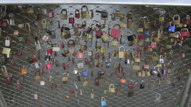 Aşk, asma kilit, aşk ve aşk sembolü.