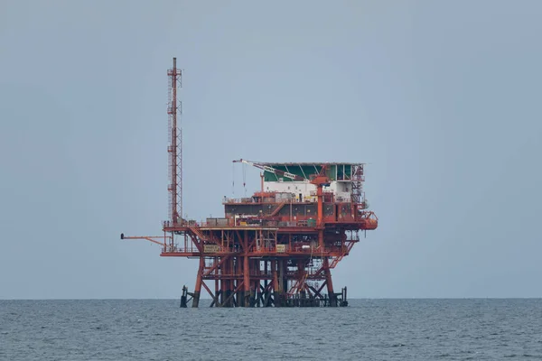 Methane gas extraction platform in the Adriatic sea, Ravenna, Italy