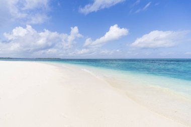 Zanzibar, Tanzanya 'da güzel beyaz kumsal ve turkuaz okyanus.