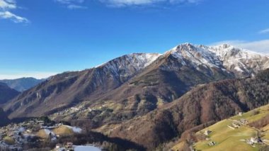Arera Dağı, Alben Dağı ve Grem Dağı Seriana Vadisi ve Brembana Vadisi, Lombardiya, Bergamo, İtalya