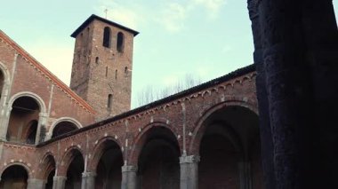 Saint Ambrose Manastırı (Basilica di Sant 'Ambrogio), Milan, Lombardy, İtalya