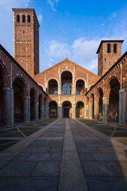Saint Ambrose Manastırı (Basilica di Sant 'Ambrogio), Milan, Lombardy, İtalya