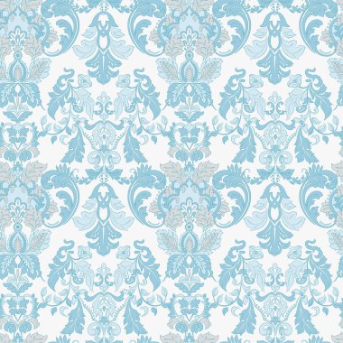 Vintage çiçek sorunsuz patten. Klasik Barok duvar kağıdı.