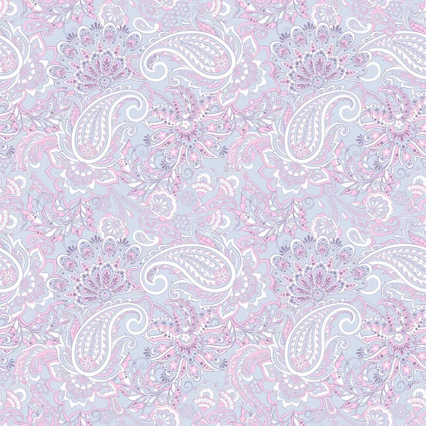 Paisley Motif Floral Sans Couture — Image vectorielle