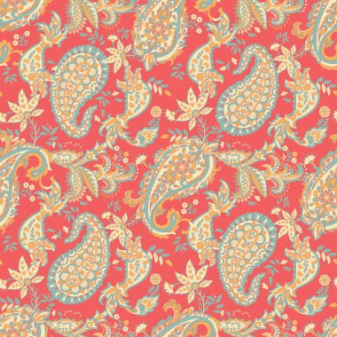 Çiçek desenli, desenli vektör çizimi. pürüzsüz arkaplan