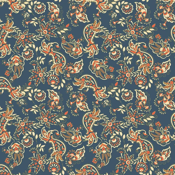 Paisley Decoratieve Naadloze Patroon — Stockvector