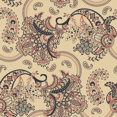 Dikişsiz çiçek desenli desen