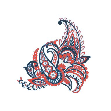 izole edilmiş desenli vektör süsü