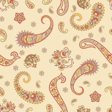 Şalsız desenli. Renkli vektör çiçek arkaplanı