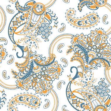 Dikişsiz çiçek desenli desen