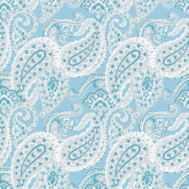Paisley vektörü pürüzsüz desen.