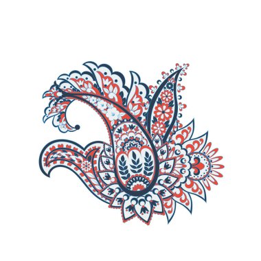 izole edilmiş desenli vektör süsü