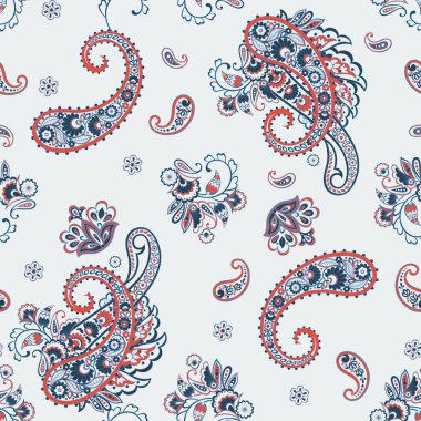 Kumaş tasarımı için desensiz desen. Vektör çiçek arkaplanı