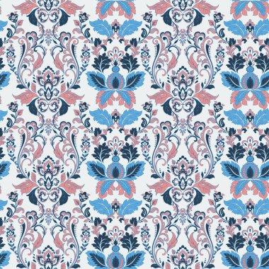 Kusursuz vintage vektör arkaplanı. Vektör duvar kağıdı barok biçimi