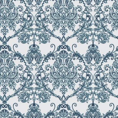 Kusursuz vintage vektör arkaplanı. Vektör duvar kağıdı barok biçimi