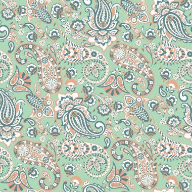 Şal desensiz vektör deseni. batik biçimi arkaplanı