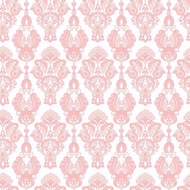 Baroque floral pattern. classic floral ornament